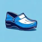 classic blue clogs image